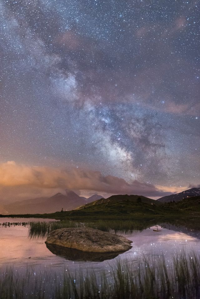 Lac Guichard sous les étoiles